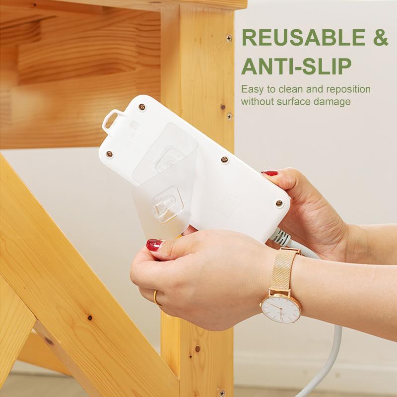 Coadă adezivă dublă pentru o organizare fără perforare