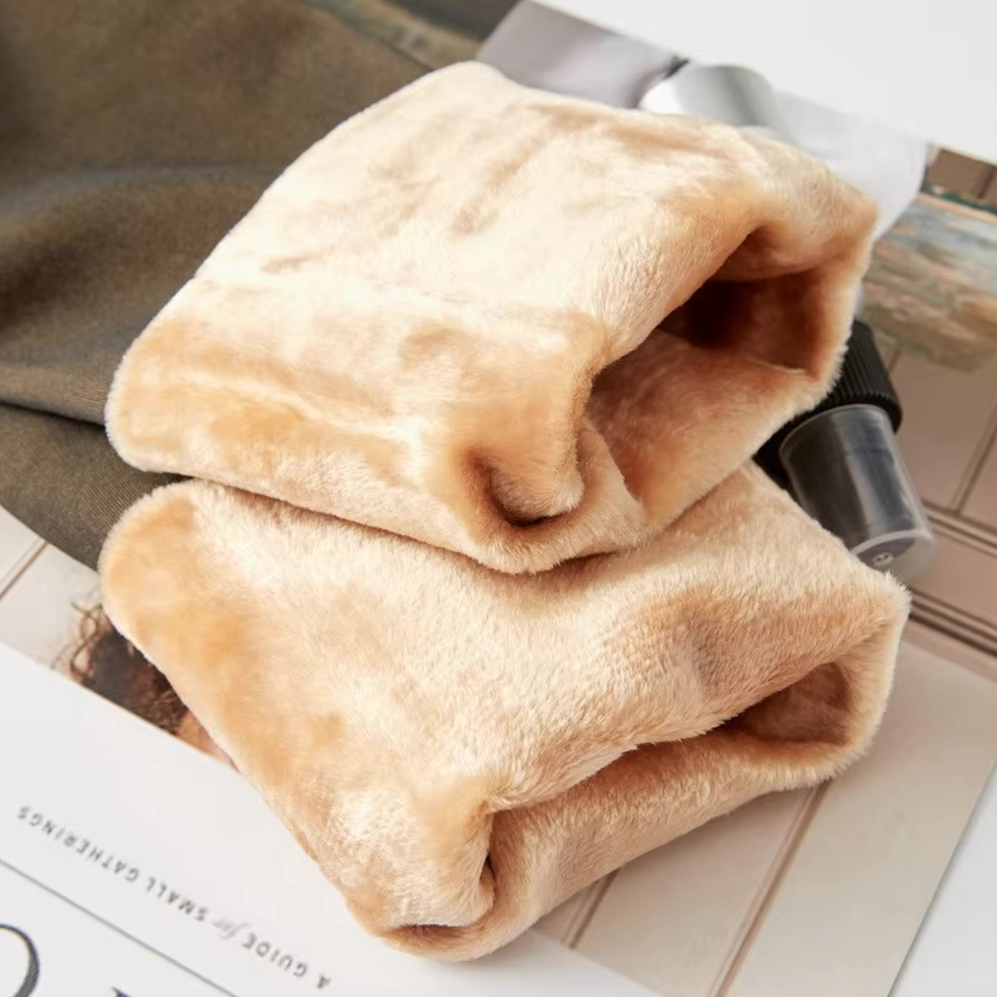 Przezroczyste rajstopy polarowe